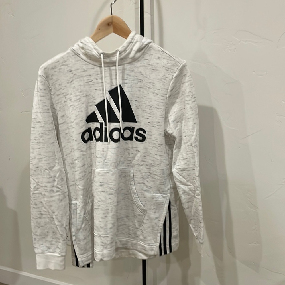 White adidas hoodie